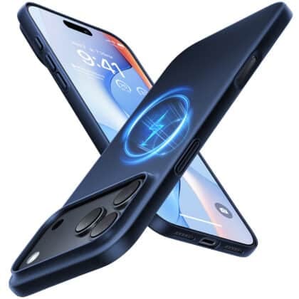 Θήκη Torras OriginFit-Mag σκούρο μπλε για iPhone 17 Pro Max και iPhone 18 Pro Max