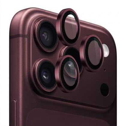 Lito - Titanium AR Camera Glass - iPhone 18 Pro / iPhone 18 Pro Max - Dark Cherry