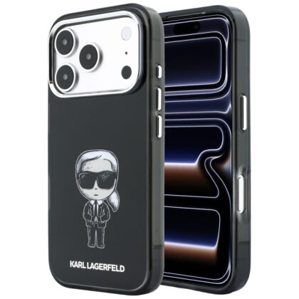 Karl Lagerfeld HC MagSafe IML Ikonik Sketch Print - θήκη για Apple iPhone 18 Pro / 17 Pro - Μαύρο