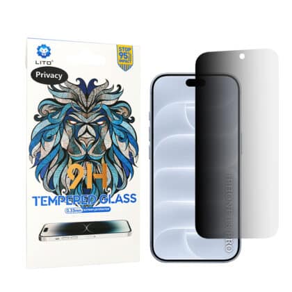 Lito 2.5D Classic Glass Προστασία Οθόνης για iPhone 18 Pro, Privacy