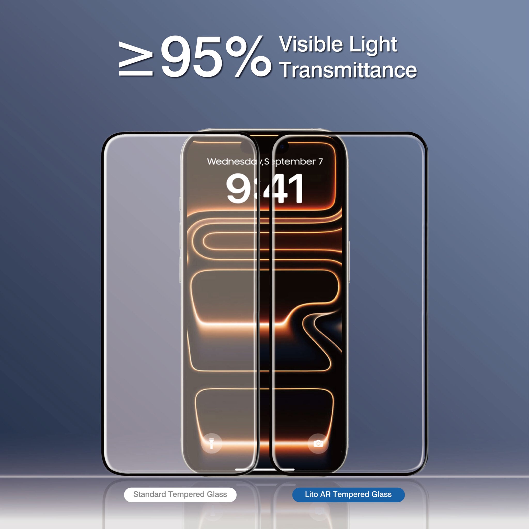 Lito AR SE Tempered Glass iPhone 18 Pro Max / iPhone 17 Pro Max Μαύρο - Image 4