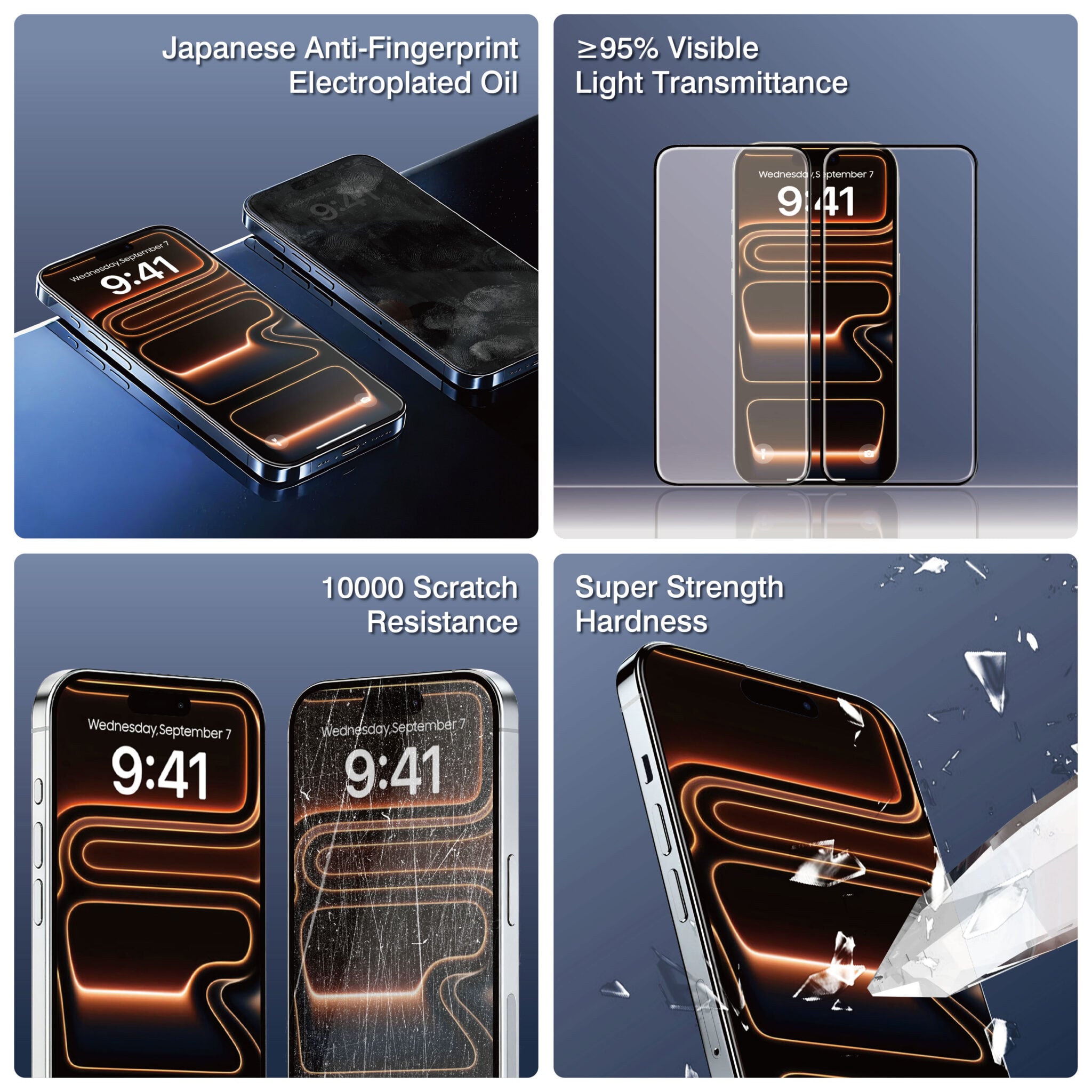 Lito AR SE Tempered Glass iPhone 18 Pro Max / iPhone 17 Pro Max Μαύρο - Image 2