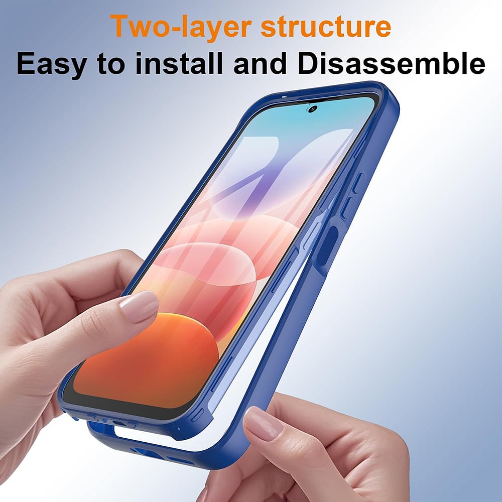 Techsuit ColorVerse 360 + Προστατευτικό Οθόνης Xiaomi Redmi 17 4G / Redmi 17 5G Μπλε - Image 5
