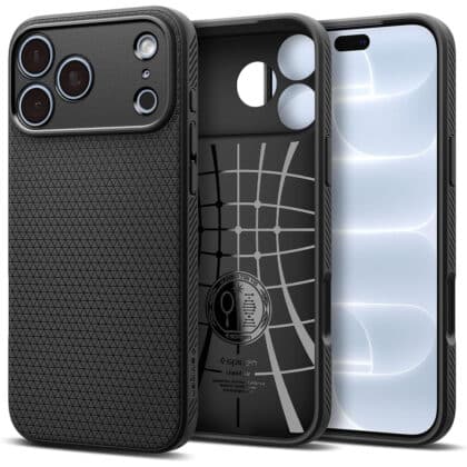 Spigen Liquid Air - θήκη για Apple iPhone 18 Pro / 17 Pro - Μαύρο