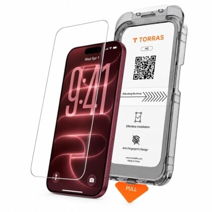 Torras Προστατευτικό Οθόνης HD για iPhone 18 Pro Max / iPhone 17 Pro Max, Διάφανο