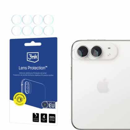 3mk Προστασία Φακού iPhone Duo, Διαφανής (4 Τεμάχια)