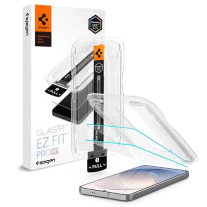 Spigen Glas.tR EZ-FIT Pro HD (AGL11811) Μεμβράνη Γυαλιού για Samsung Galaxy S26 FE, Διάφανο (2 Τεμάχια)
