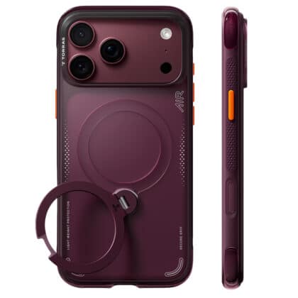 Torras Ostand Q3 Air Series - θήκη για Apple iPhone 18 Pro Max / 17 Pro Max - Μωβ