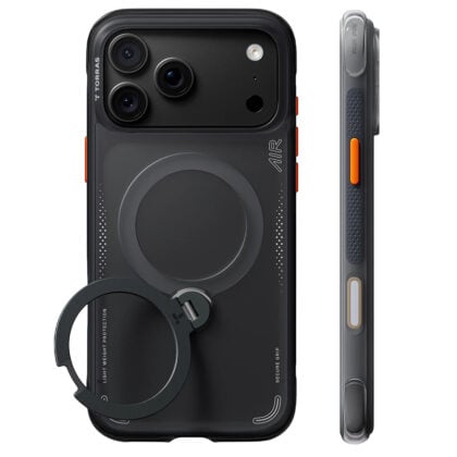 Torras Ostand Q3 Air Series - θήκη για Apple iPhone 18 Pro / 17 Pro - Μαύρο