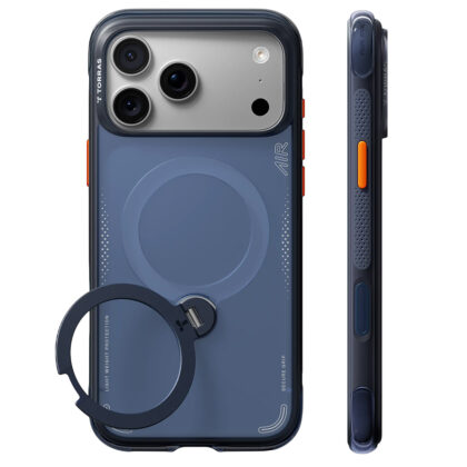 Torras Ostand Q3 Air Series - θήκη για Apple iPhone 18 Pro / 17 Pro - Μπλε