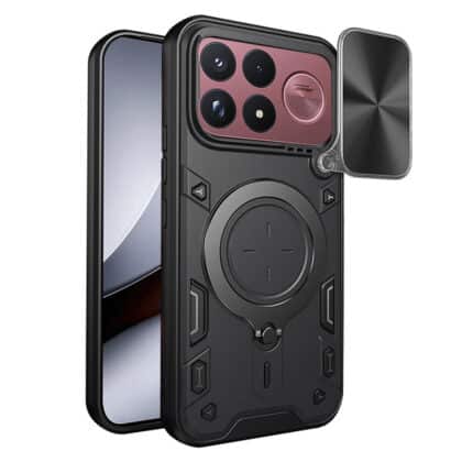Techsuit CamGuard Pro - θήκη για Xiaomi Poco F9 Ultra - Μαύρο