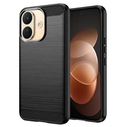 Techsuit Carbon Silicone - θήκη για Xiaomi Redmi Note 17 Pro - Μαύρο