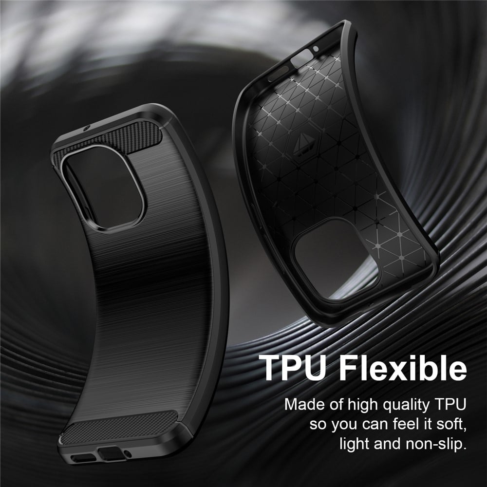 Techsuit - Carbon Silicone - Xiaomi Redmi Note 17 4G / Redmi Note 17 5G - Μαύρο - Image 4