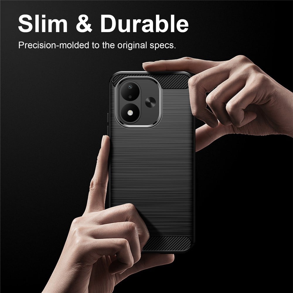 Techsuit - Carbon Silicone - Xiaomi Redmi Note 17 4G / Redmi Note 17 5G - Μαύρο - Image 5