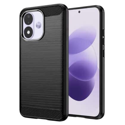 Techsuit Carbon Silicone - θήκη για Xiaomi Redmi Note 17 4G - Μαύρο