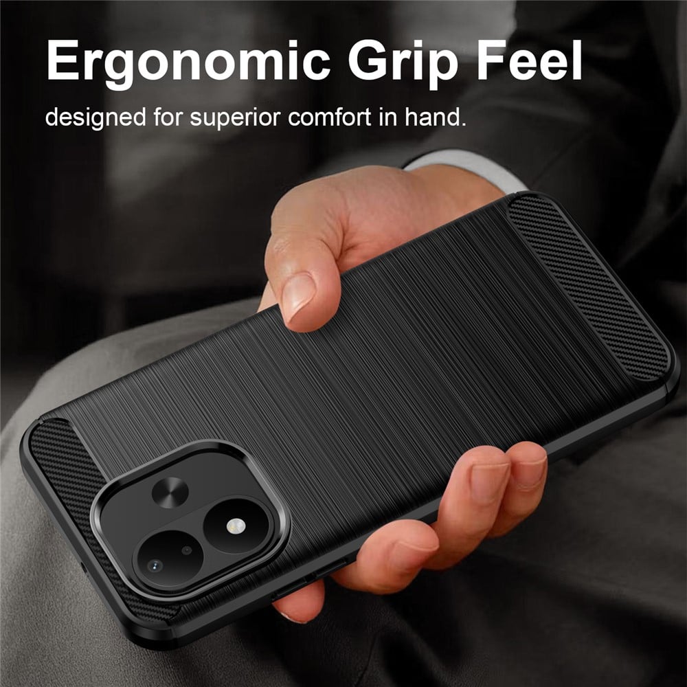 Techsuit - Carbon Silicone - Xiaomi Redmi Note 17 4G / Redmi Note 17 5G - Μαύρο - Image 3