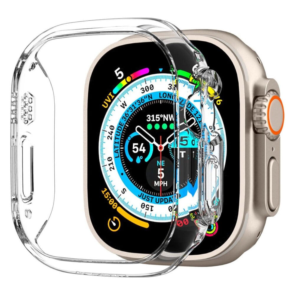 Spigen Thin Fit (ACS05917) Θήκη Apple Watch Ultra 4 / 3 / 2 / 1 (49mm), Διαφανής