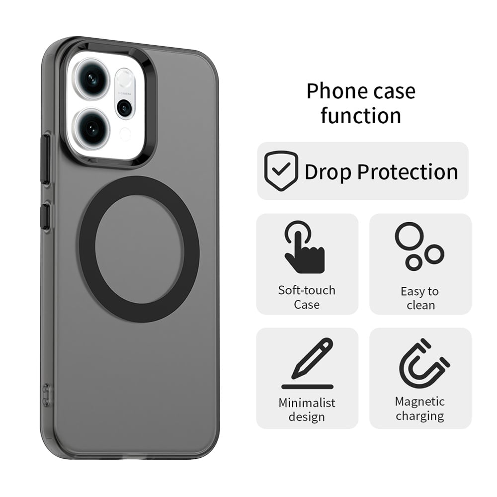 Techsuit CandyCase MagSafe Oppo Reno16 F / Reno16 FS Μαύρο - Image 2
