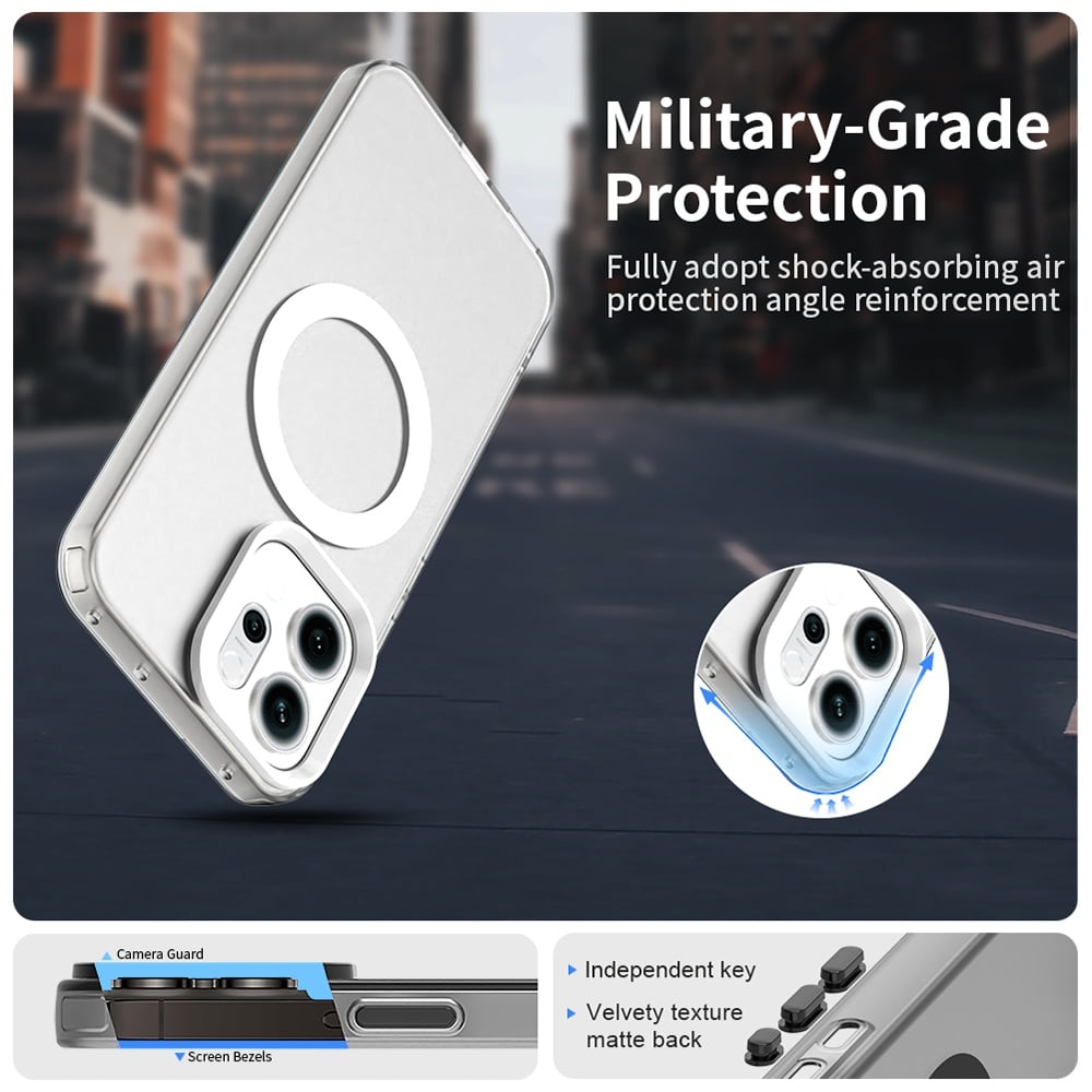 Techsuit CandyCase MagSafe Oppo Reno16 F / Reno16 FS Λευκό - Image 4