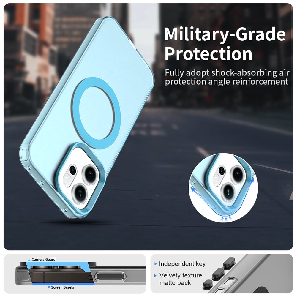 Techsuit CandyCase MagSafe Oppo Reno16 F / Reno16 FS Μπλε - Image 4