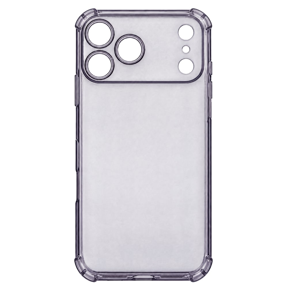 Techsuit - Διαφανής Αντικραδασμική Σιλικόνη - iPhone 18 Pro Max / iPhone 17 Pro Max - Smoke Black - Image 2