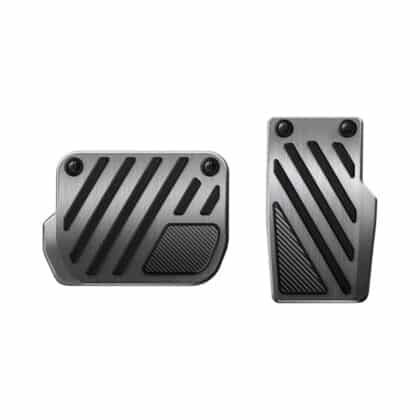 Spigen - Καλύμματα Πεντάλ Performance Line Design TO200P (ACP11627) - για Tesla 3/Y(Juniper)/Y L, Κυρτά, Αντιολισθητικά - Ασημί