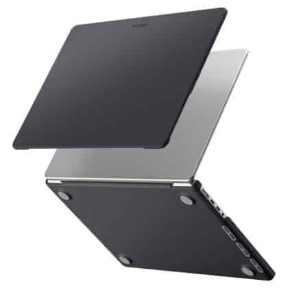 Spigen Nano Pop ACS11272 Μεμβράνη Tempered Glass για MacBook Pro 14", Μαύρο Σουσάμι