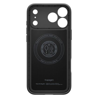 Μαύρη θήκη Spigen Thin Fit με MagSafe για Apple iPhone 18 Pro και 17 Pro