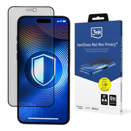 3MK HardGlass Matt Max Privacy γυαλί προστασίας για Apple iPhone 18 Pro Max