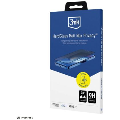 3MK HardGlass Matt Max προστατευτικό γυαλί για Apple iPhone 18 Pro