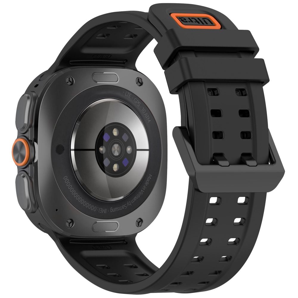 Tech-Protect Silicone Air Samsung Galaxy Watch Ultra 1 / 2 (2024-2026) 47 mm Μαύρο - Image 2