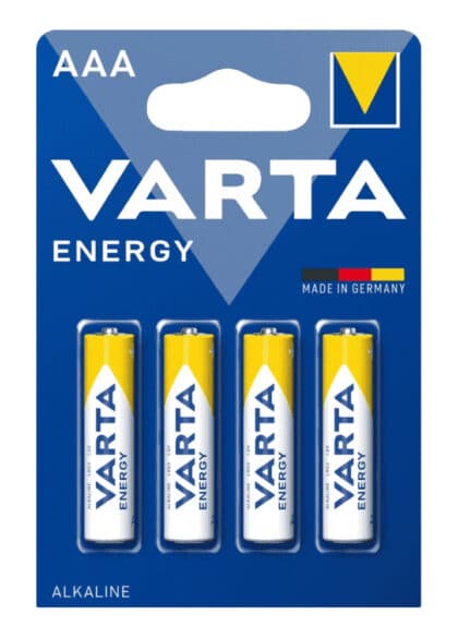 VARTA Energy Αλκαλικές Μπαταρίες AAA/LR03, 1.5V, 4 Τεμάχια