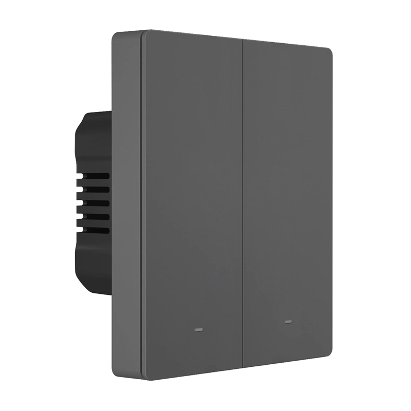 SONOFF M5-2C-80 Έξυπνος επιτοίχιος διακόπτης Matter over WiFi 2 καναλιών γραφίτης - Image 4