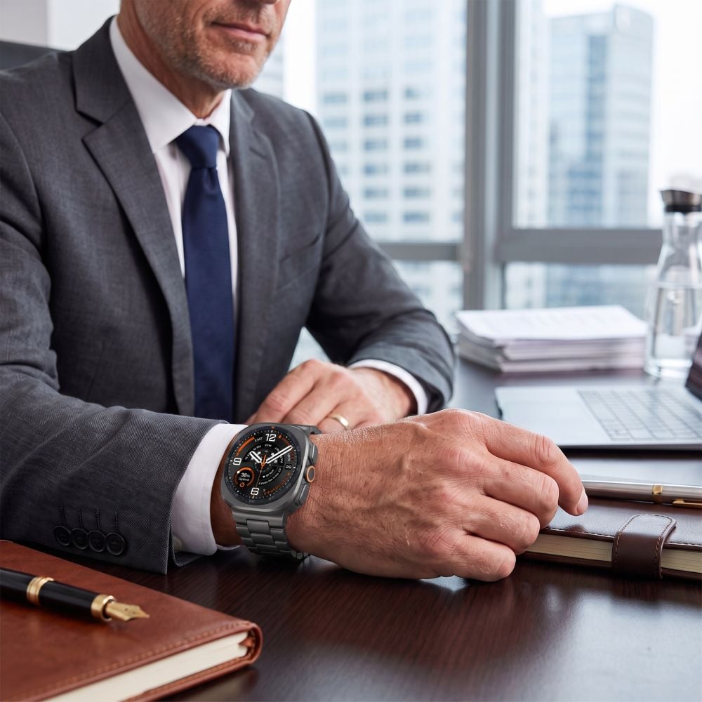 Tech-Protect Stainless Samsung Galaxy Watch Ultra 1 / 2 2024-2026 (47 mm) Μαύρο - Image 5