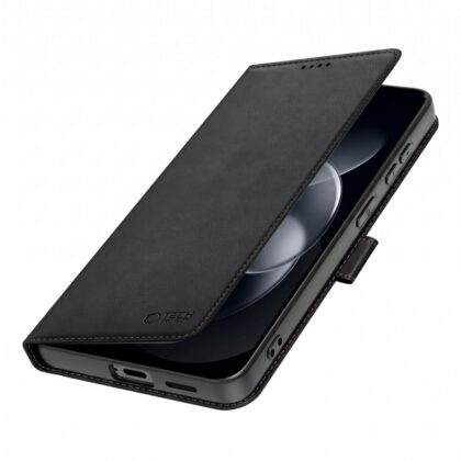 Μαύρη θήκη βιβλίο TECH-PROTECT Wallet για Xiaomi Redmi Note 17 Pro