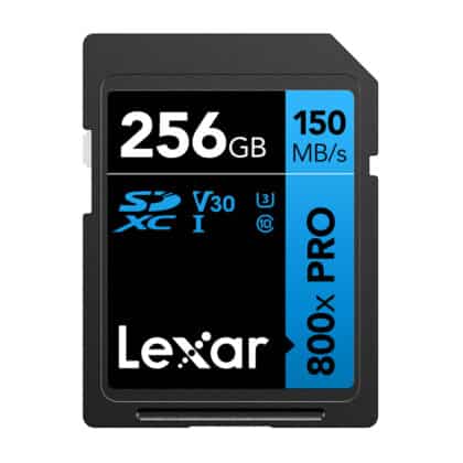 Lexar Professional 800x Pro SDXC Κάρτα Μνήμης 256GB