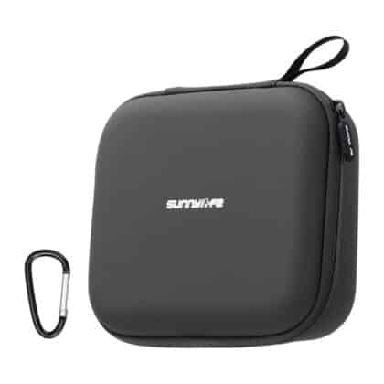 Sunnylife Mini Body Case Θήκη Δερμάτινη με Τσέπη από Δίχτυ για DJI Neo 2, Μαύρη