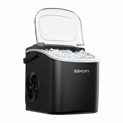 Euhomy IM001 Παγομηχανή 1,2L, 12kg, Μαύρη