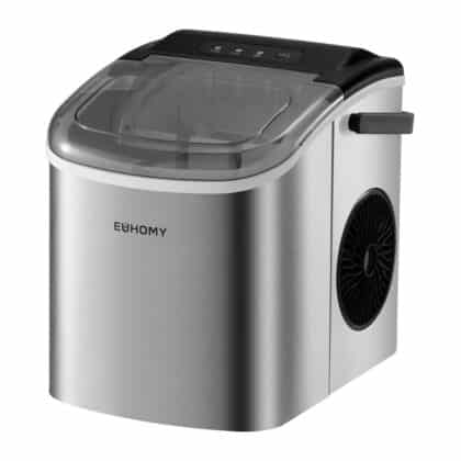 Euhomy IM001 Παγομηχανή 12 kg, 1,2 L, Ασημί