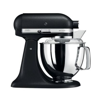 KitchenAid Artisian Επεξεργαστής Τροφίμων 4.8, 300W, 10 Ταχύτητες, Μαύρο Χυτοσίδηρο EU 5KSM175PSEBK