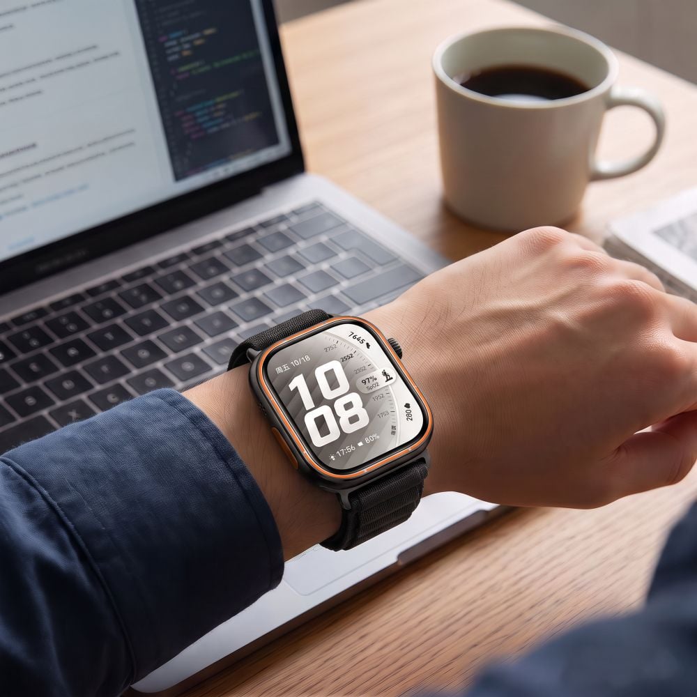 Tech-Protect Nylon Pro Huawei Watch FIT 3 / 4 / 4 Pro / 5 / 5 Pro Μαύρο - Image 5