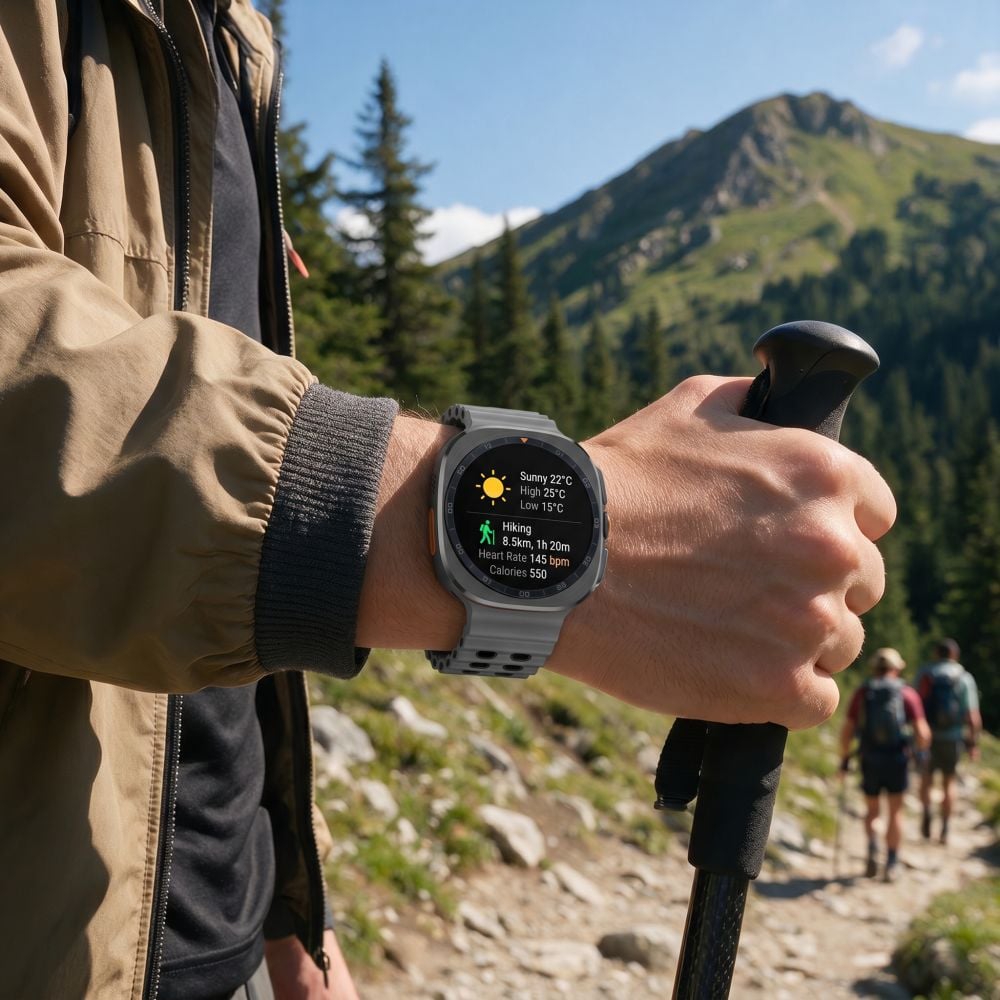 Tech-Protect Iconband Pro Samsung Galaxy Watch Ultra 1 / 2 2024-2026 (47 mm) Γκρι/Μαύρο - Image 5
