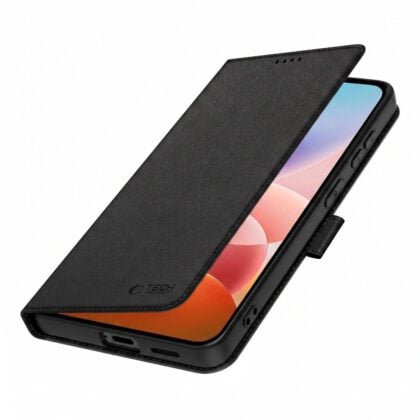 Μαύρη θήκη βιβλίο Tech-Protect Wallet για Xiaomi Redmi 17 4G