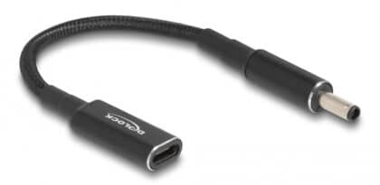 Delock 60036 Αντάπτορας Τροφοδοσίας USB-C σε Dell 4.5x3.0mm, 15cm, Μαύρος