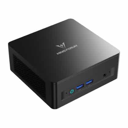 MINISFORUM UM760 Slim mini PC με επεξεργαστή AMD Ryzen 5 7640HS σε barebone έκδοση