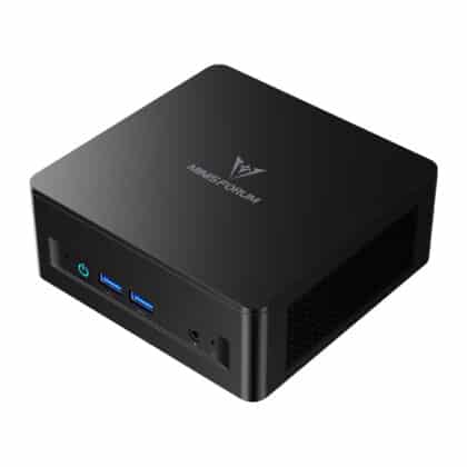MINISFORUM UM760 Slim mini PC με επεξεργαστή AMD Ryzen 5 7640HS σε barebone έκδοση