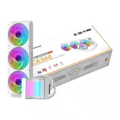 Darkflash CB360 Υγρός Ψύκτης Επεξεργαστή, Λευκός