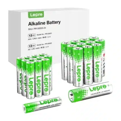 LEPRO 130003-24 Αλκαλικές Μπαταρίες AA/AAA, 24 Τεμάχια