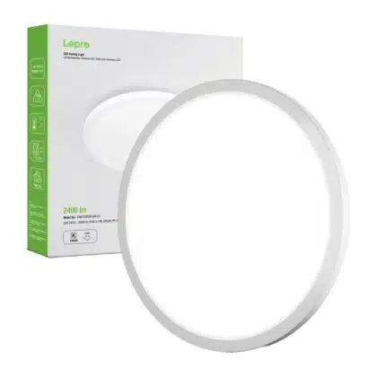 LEPRO 1500039-DW-EU Φωτιστικό Οροφής LED, 24W, 2400lm