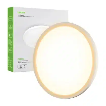 LEPRO 1500039-WW-EU Φωτιστικό Οροφής LED, 24W, 2400 lm